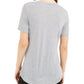 Love Tribe Junior's Spill the Tea Graphic T-Shirt Gray Size X-Large