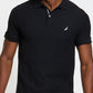 Nautica Men's Sustainably Crafted Deck Polo Shirt Black Size Small
