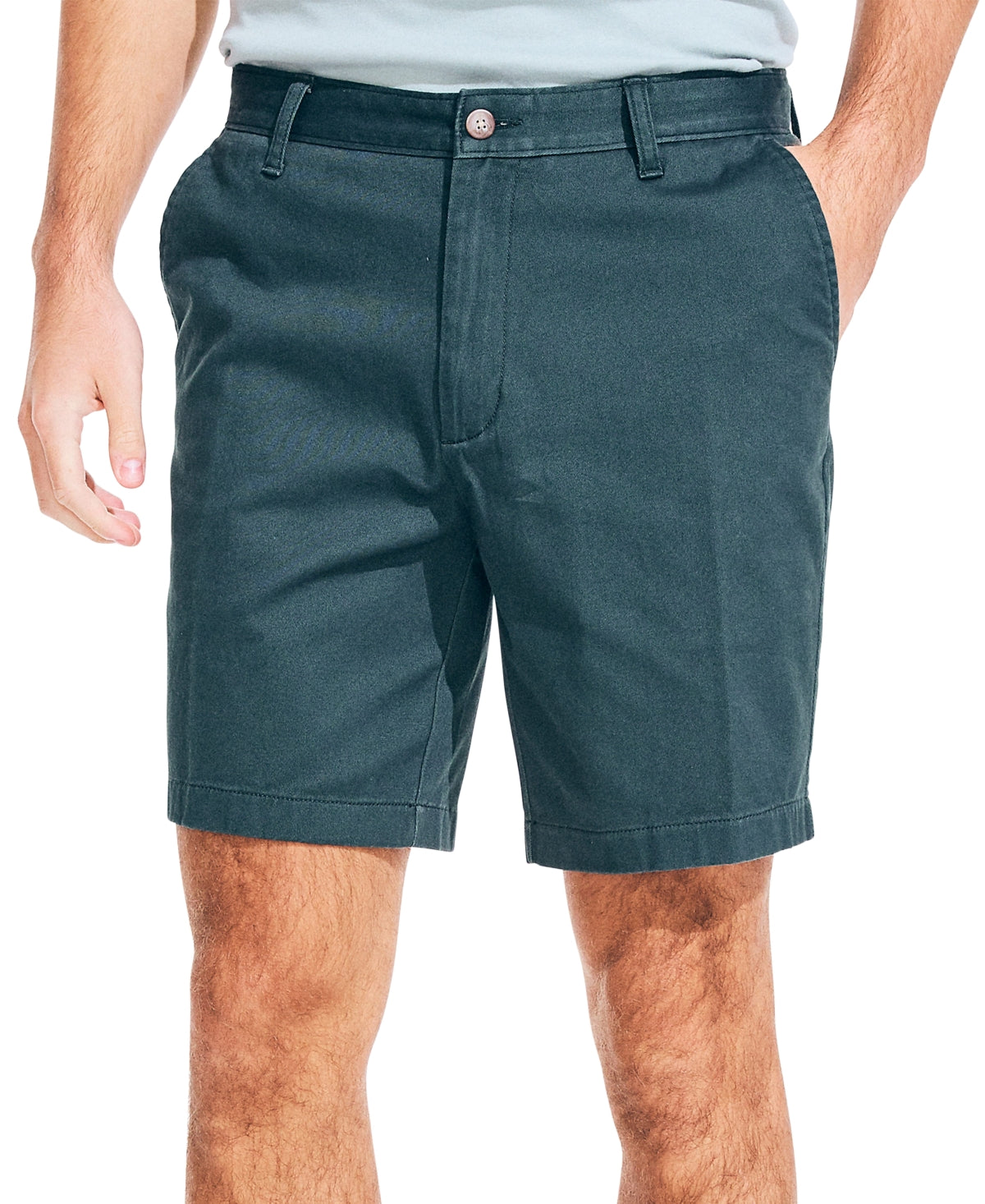Nautica Men's 8.5 Deck Shorts Green Size 33