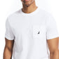 Nautica Men's Classic Fit Solid Crew Neck Pocket T-Shirt White Size XXX-Large