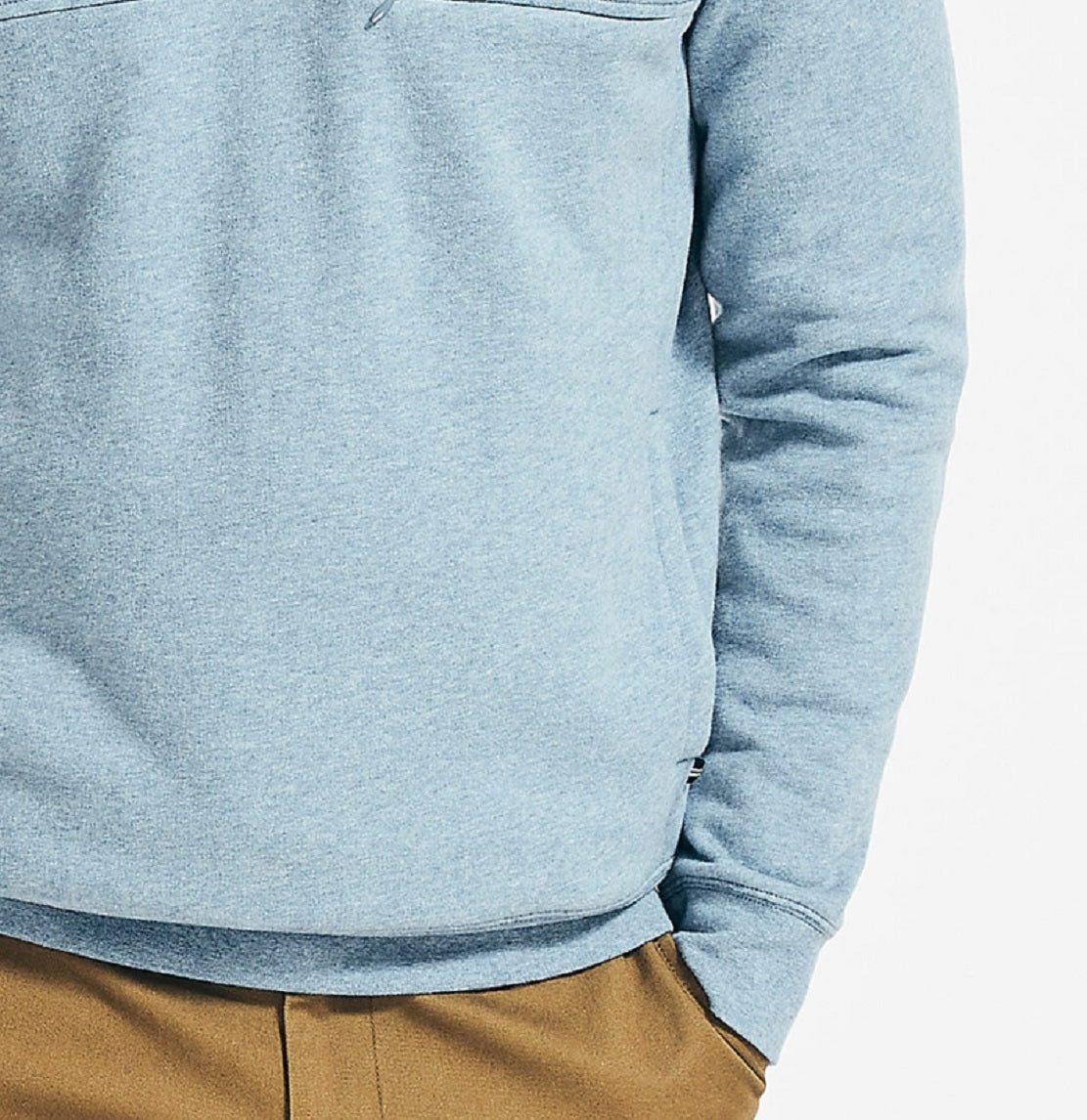 Nautica Men's J Class Classic Fit 1/4 Zip Fleece Sweatshirt Blue Size Small