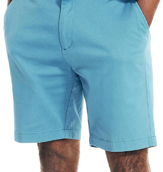 Nautica Men's Stretch Classic Fit Deck Shorts Blue Size 36