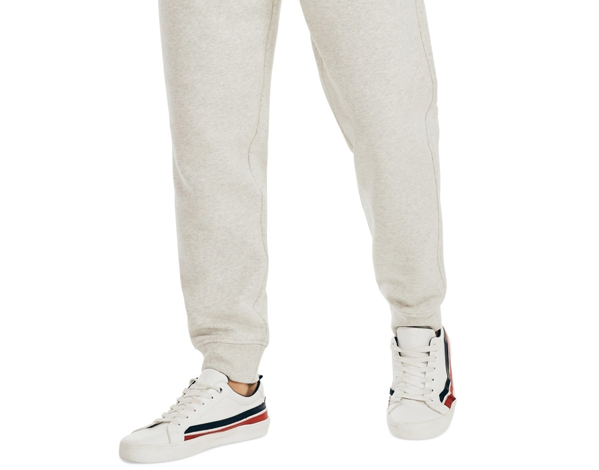 Nautica Men's Fleece Joggers White Size Medium