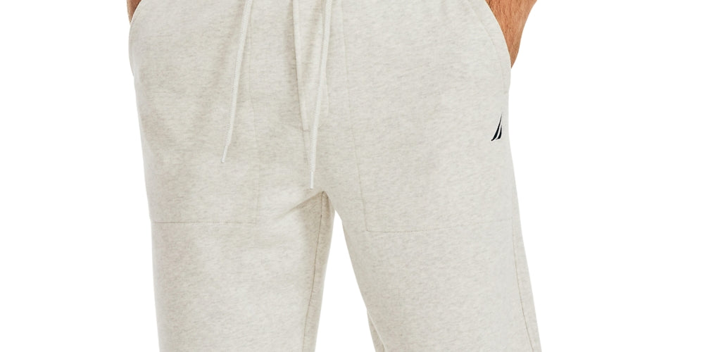 Nautica Men's Fleece Joggers White Size Medium