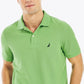 Nautica Men's Sustainably Crafted Classic Fit Deck Polo Shirt Green Size Large