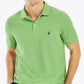 Nautica Men's Sustainably Crafted Classic Fit Deck Polo Shirt Green Size Large
