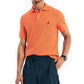 Nautica Men's Sustainably Crafted Classic Fit Deck Polo Shirt Orange Size Large