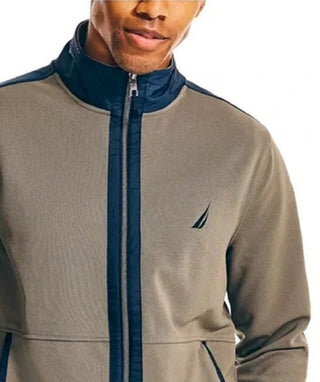 Nautica Men's Navtech Track Jacket Green Size Large