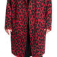 Joseph A Women's Drape Collar Coatigan Sweater Red Size 2X