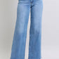 Judy Blue - High Waist Vintage Wash Retro Wide Leg
