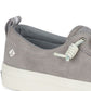 Sperry Women's Crest Vibe Washable Leather Sneaker Gray Size 8
