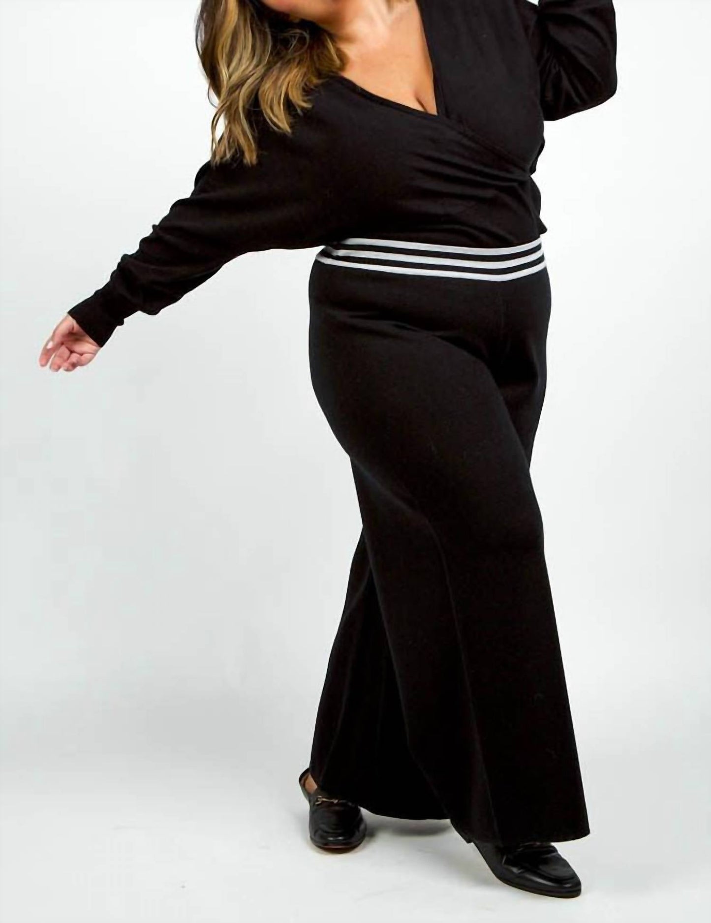 Bitte Kai Rand - Merino Blend Wide Leg Pants - Plus