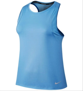 Nike Women's Dry Miler Racerback Tank Top Blue Size Small