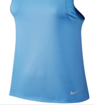 Nike Women's Dry Miler Racerback Tank Top Blue Size Small