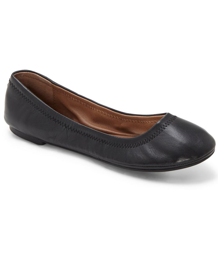 Lucky Brand Women's 'Emmie' Flat Black Size 5.5 M