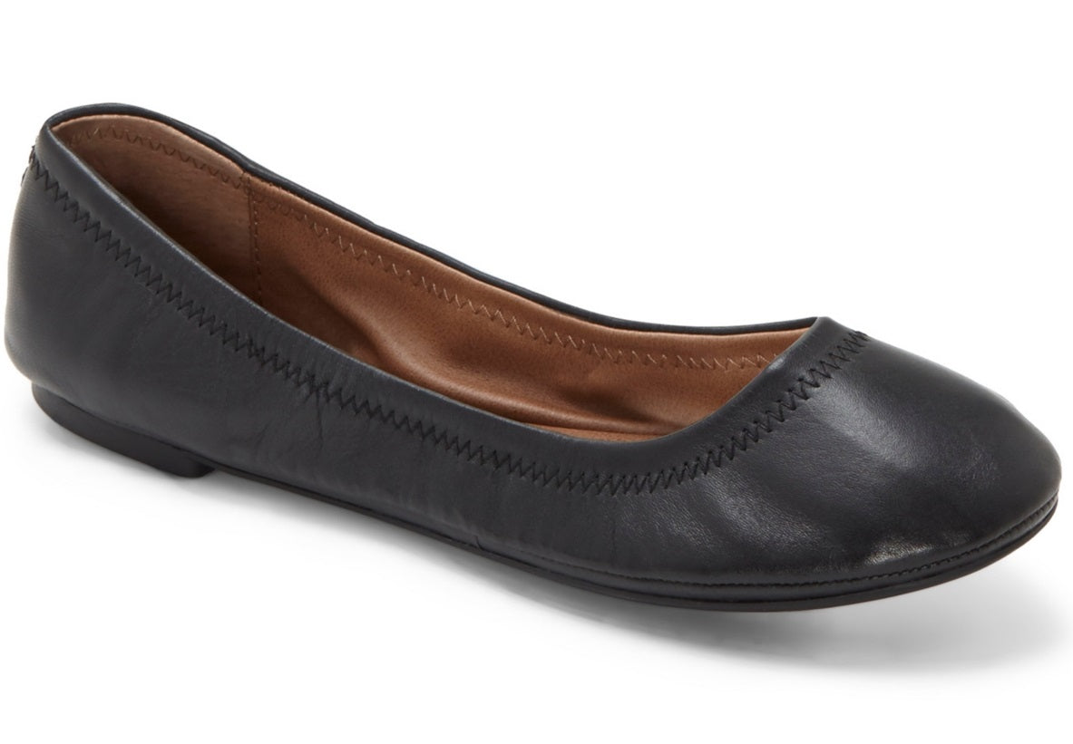 Lucky Brand Women's 'Emmie' Flat Black Size 12 M