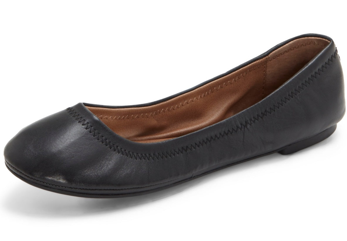 Lucky Brand Women's 'Emmie' Flat Black Size 12 M