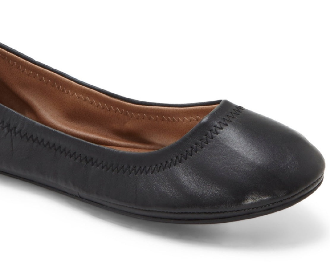 Lucky Brand Women's 'Emmie' Flat Black Size 12 M