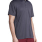 Athlux Men's Short Sleeve Relaxed Fit Polo Pullover Blue Size Medium