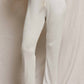 Perfectwhitetee - Leann Sweater Rib Straight Leg Pant