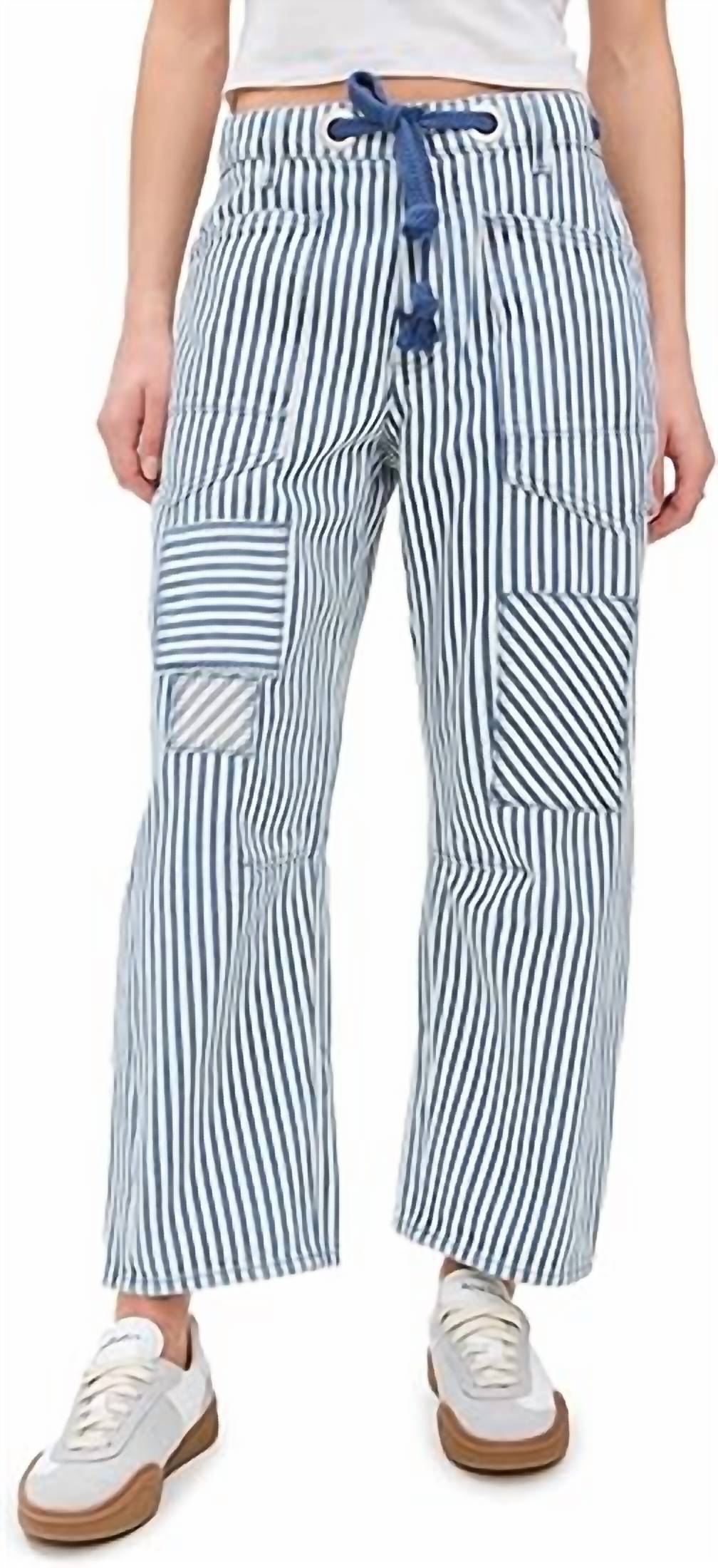 Free People - Moxie Railroad Low-slung Jeans