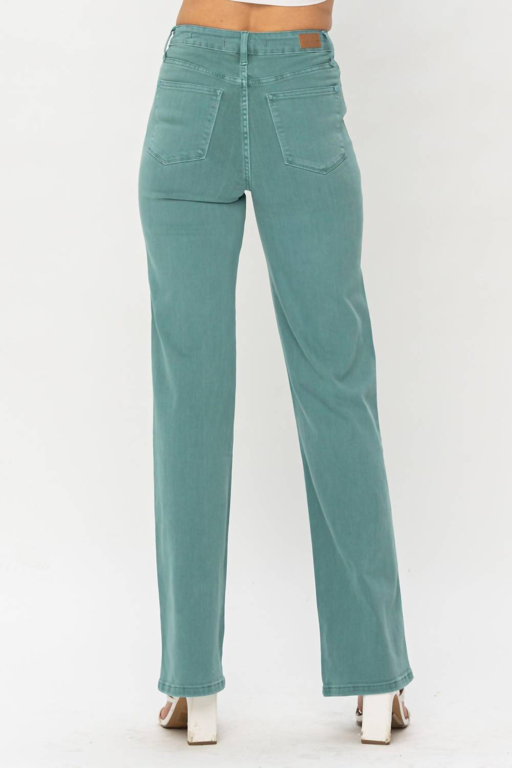 Judy Blue - High Waist Garment Dyed 90s Straight Denim Jeans