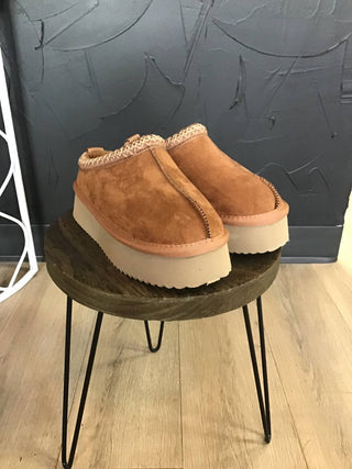 Hey Girl By Corkys - Women's Pillow Talk Faux Suede Platform Slipper