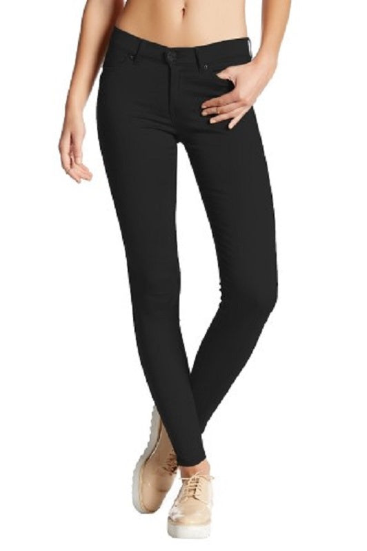 Hybrid Women's Hyper Ultra Stretch Super Comfy Skinny Pants Black Size Large