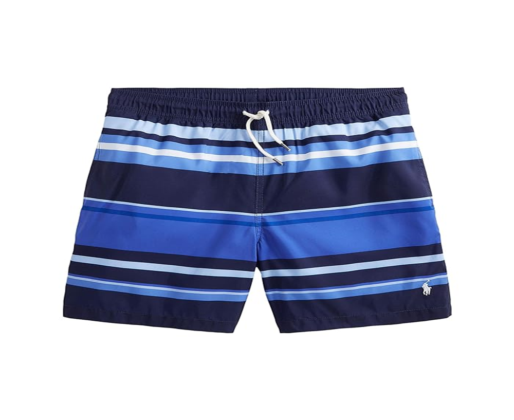 Polo Ralph Lauren Big Kid'sTraveler Swim Trunks Blue Size Medium
