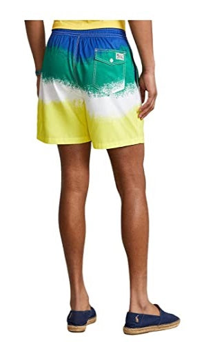 Ralph Lauren Men's Traveler Classic Swim Trunk Yellow Size XX-Large