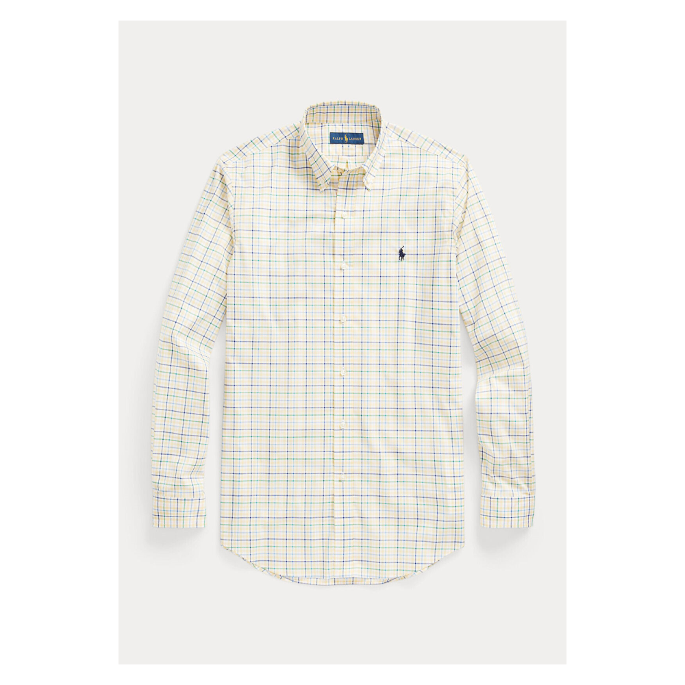 Polo Ralph Lauren Men's Classic Fit Stretch Poplin Shirt Blue Size XX-Large