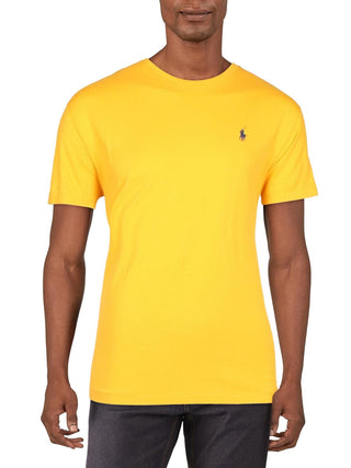 Polo Ralph Lauren Men's Jersey Crew Neck T-Shirt Yellow Size Large