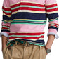 Polo Ralph Lauren Men's Classic Fit Logo Jersey Rugby Shirt Pink Size Large