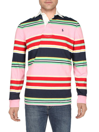 Polo Ralph Lauren Classic Fit Logo Jersey Rugby Shirt Multi Size MD