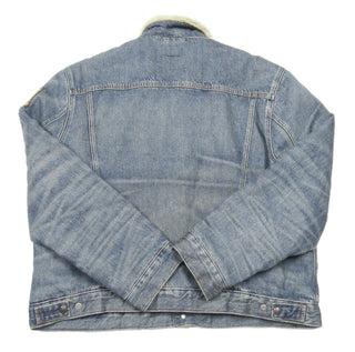 Polo Ralph Lauren Men's Paint Splatter Denim Trucker Jacket Blue Size Large