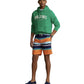 Polo Ralph Lauren Men's Kailua Classic Fit Swim Trunks Orange Size Small