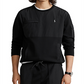 Polo Ralph Lauren Men's Water Repellent Hybrid Sweatshirt Black Size Medium