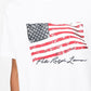 Polo Ralph Lauren Men's Classic Fit American Flag T-Shirt White Size Large