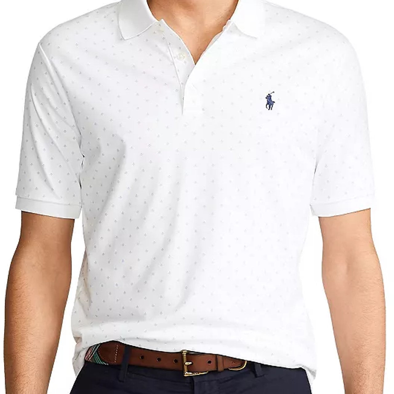 Polo Ralph Lauren Men's Classic Fit Soft Cotton Polo Shirt White Size Large
