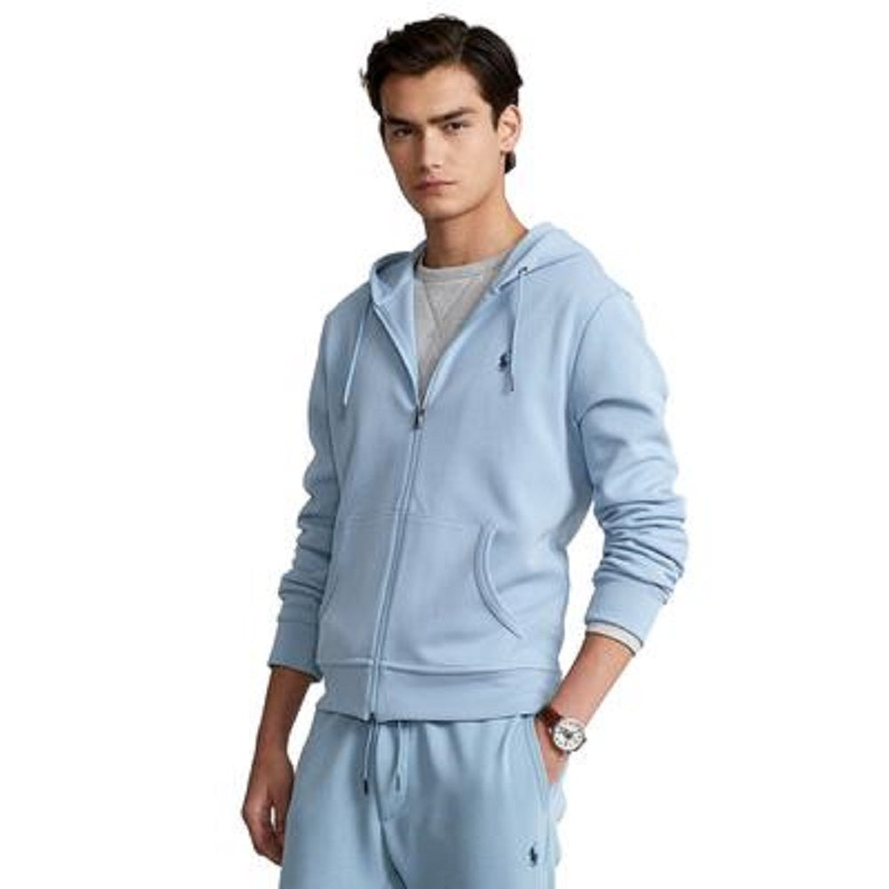 Polo Ralph Lauren Men's Double Knit Tech Fleece Hoodie Blue Size Large