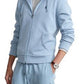 Polo Ralph Lauren Men's Double Knit Tech Fleece Hoodie Blue Size Large