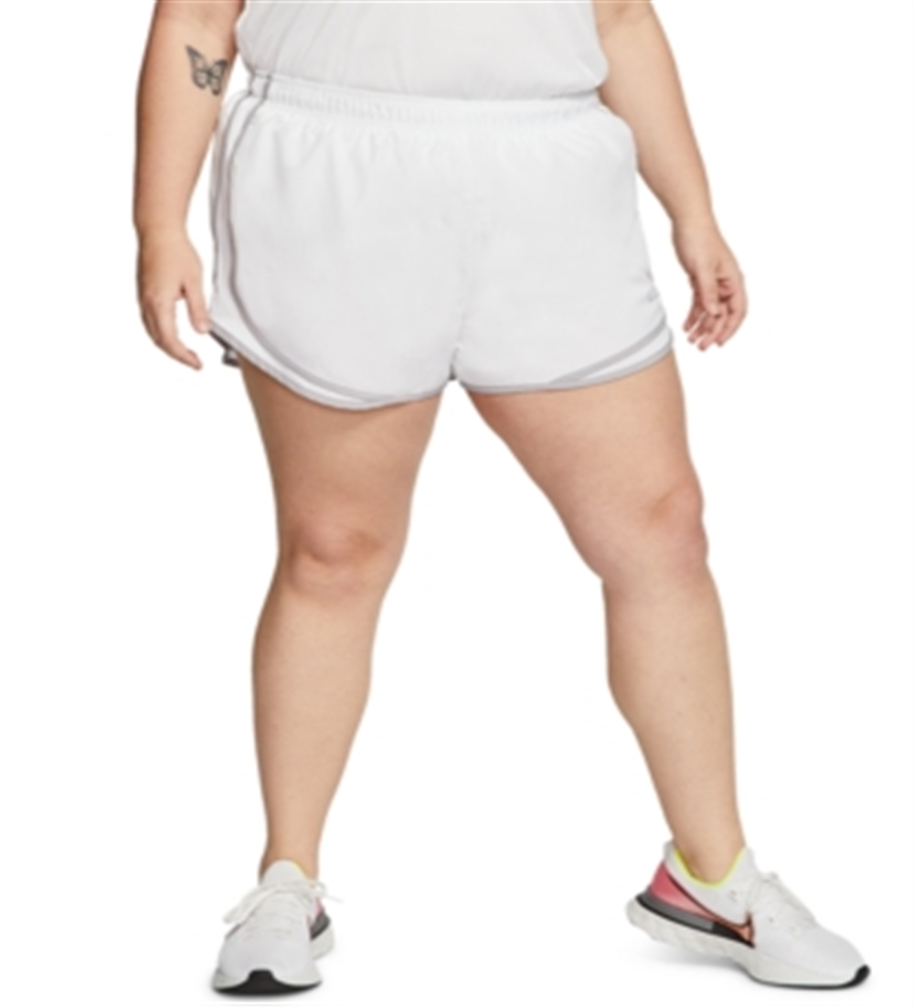 Nike Women's Fashion Tempo Short White Size 2X