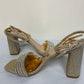 Badgley Mischka Women's Becca Sandal Yellow Size 8.5 M