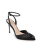 Jewel Badgley Mischka Women's Gaby Crystal Embellished Ankle Strap Pump Black Size 8 M
