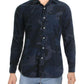 Ralph Lauren Men's Camouflage Button Down Casual Shirt Blue Size Large