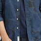 Ralph Lauren Men's Camouflage Button Down Casual Shirt Blue Size Large