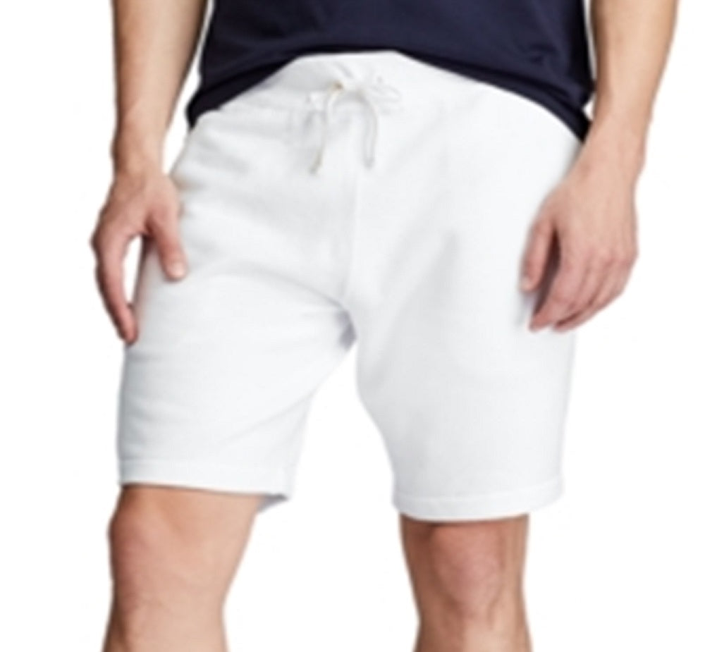 Polo Ralph Lauren Men's Cotton Blend Fleece Shorts White Size Large