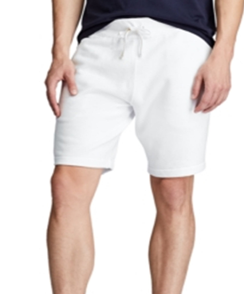 Polo Ralph Lauren Men's Cotton Blend Fleece Shorts White Size Medium