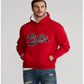 Polo Ralph Lauren Men's Double Knit Logo Hoodie Red Size Small