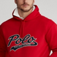 Polo Ralph Lauren Men's Double Knit Logo Hoodie Red Size Small